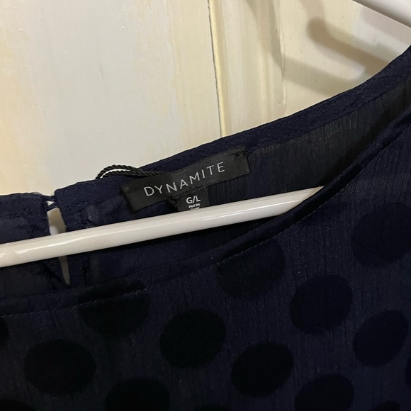 Dynamite l Navy Blue Blouse - Picture 2 of 6